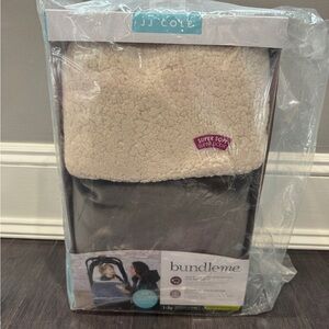 NWT JJ Cole Infant Baby 1-3Y Bundle Me Baby Fuzzy Super Soft Stroller Cover